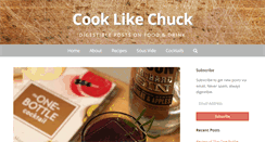 Desktop Screenshot of cooklikechuck.com